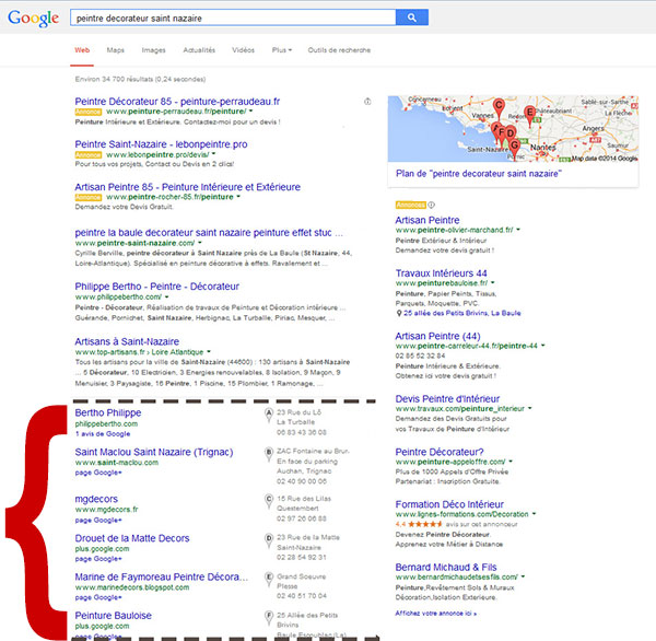resultats recherche locale google avant